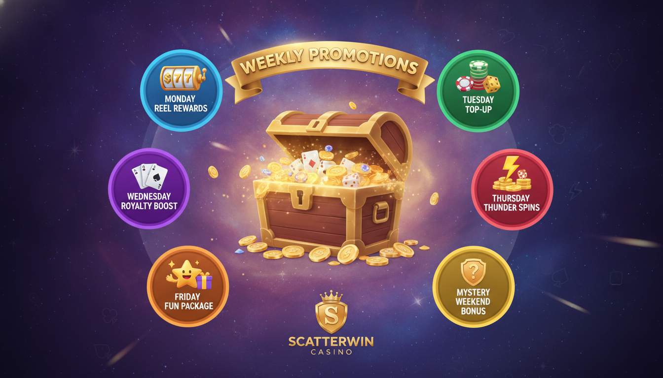 Exciting Weekly Promotions Weekly Promotions at ScatterWin
